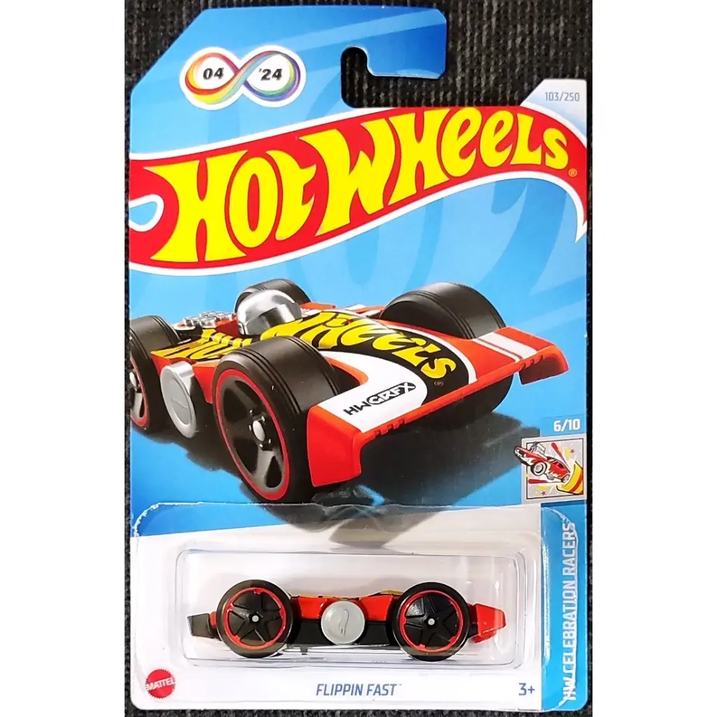 Hot Wheels 2024 ASAN Flippin Fast HW Celebration Racers - Classic & Novelty Toy Vehicles