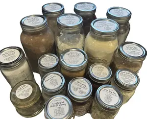 Pantry Labels – All Labels (23 Labels) - Labels For Your Kitchen — Baking Seasoning Mixes Dishwasher Safe labels to fit mason Jar Lids Matte Finish Design