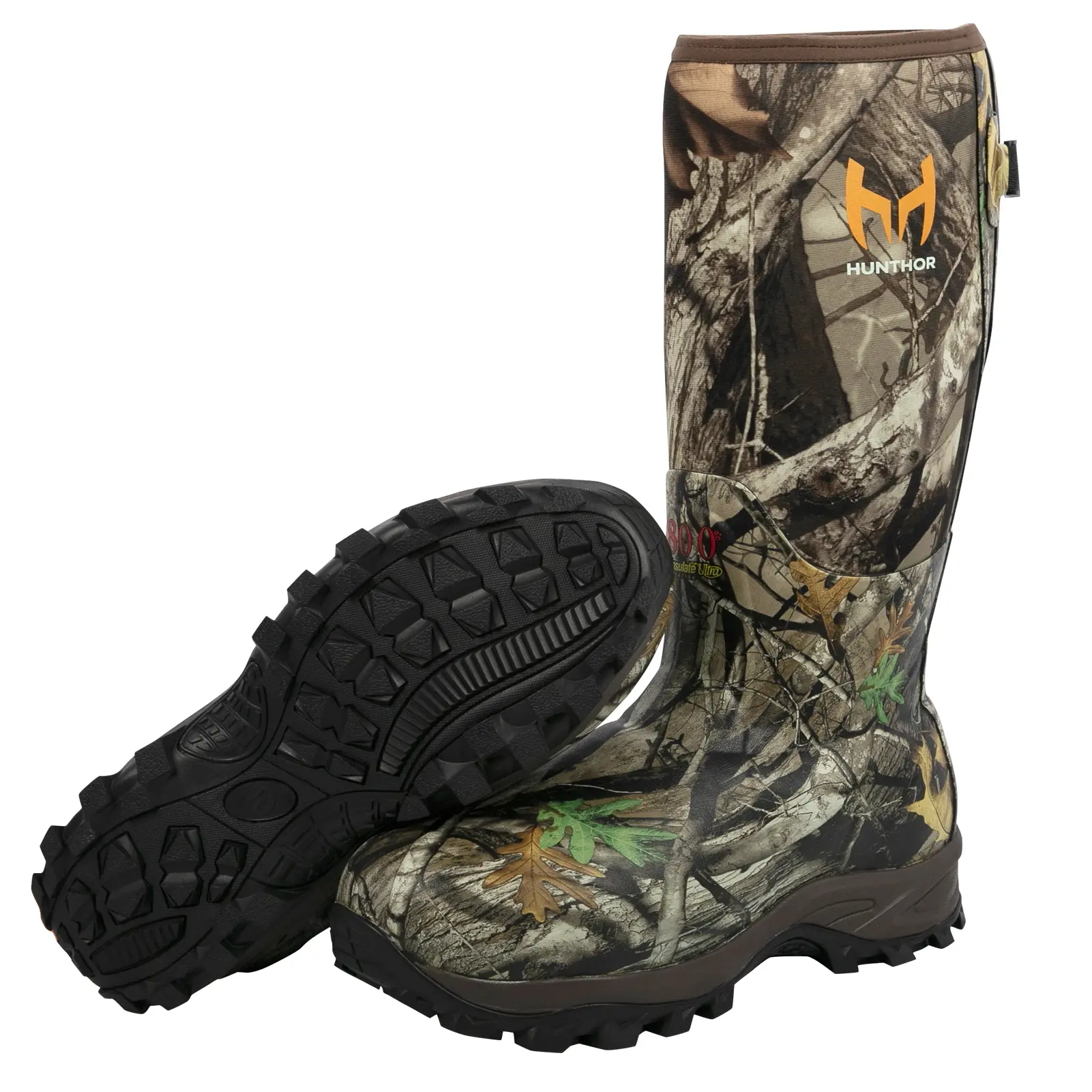 Men's Basic Casual Workwear Rubber Hunting Boots - 800g Insulation, 6mm Neoprene, Waterproof, EVA, Size 6-14