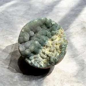 Grape Agate Orb 40mm - Natural Stone with Unique Patterns and Textures