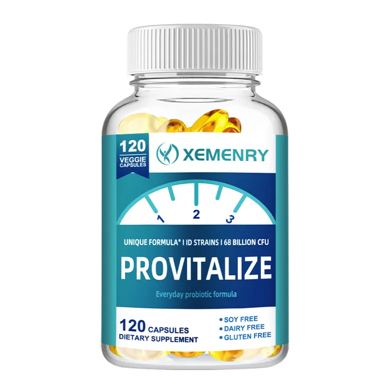 Women's Probiotic Digestive Capsules - For Joints, Bloating, Hot Flashes - Dairy Free, Gluten Free - 120 Capsules