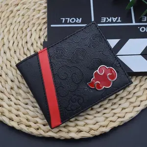 Anime-Themed Bi-Fold Wallet — Unisex Design for Kids & Adults | Bank Card & ID Holder | Cartoon Cosplay Clutch Wallet | Ideal Birthday Gift Choice | Novelty & Gag Toys