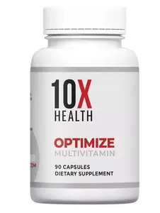 10X Health Optimize Methylated Multivitamin - 90 Capsules count