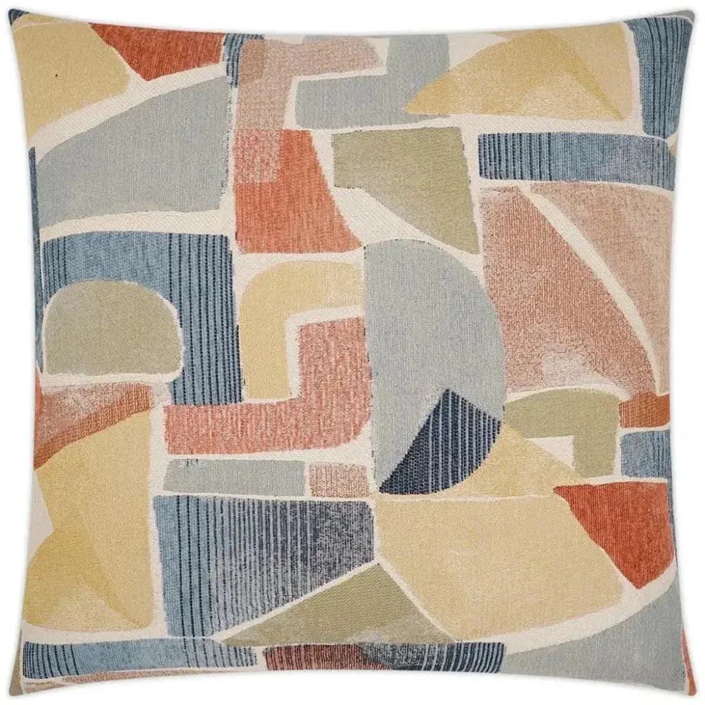 Cayo Abstract Multi Color Large Throw Pillow Insert