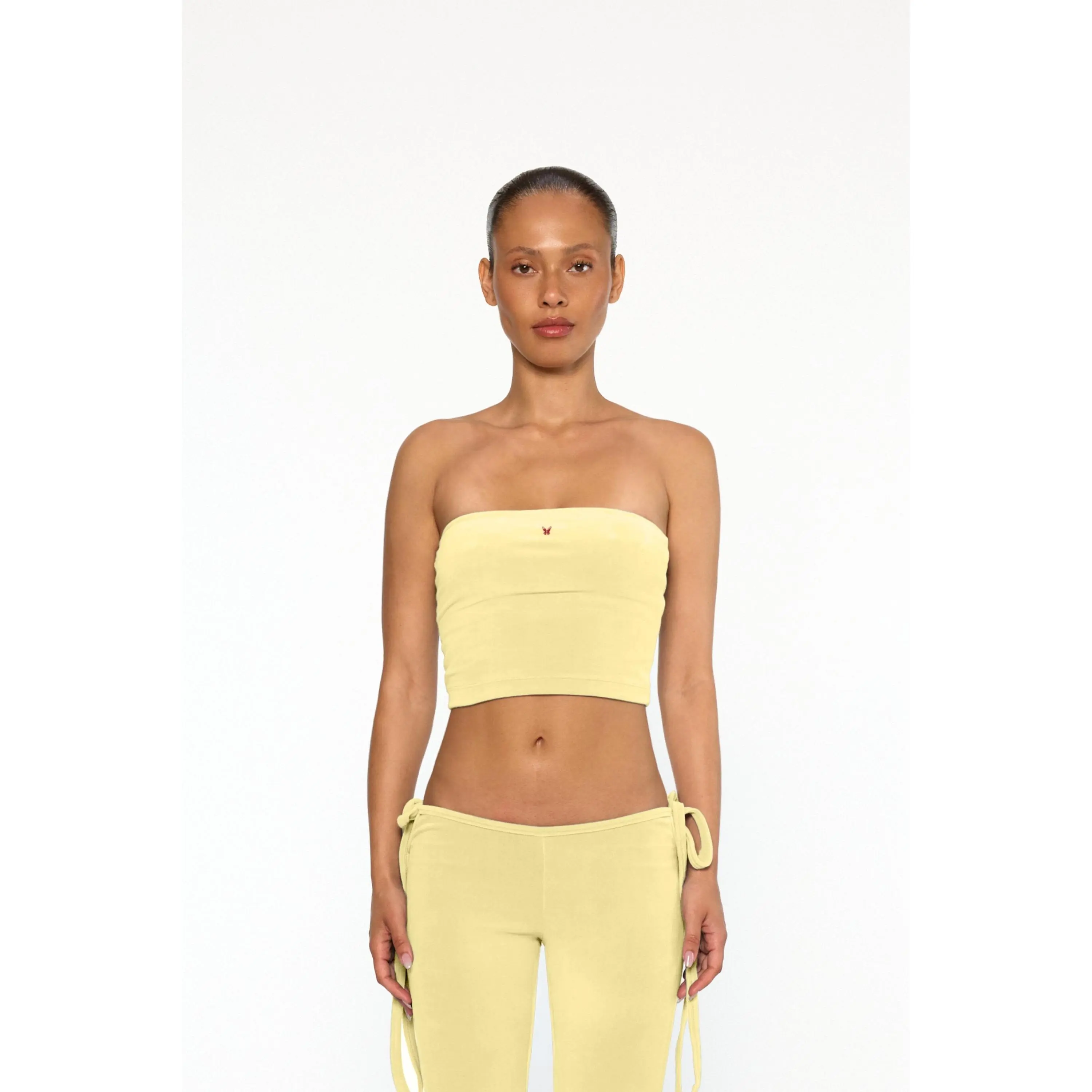 Velour Tube Top