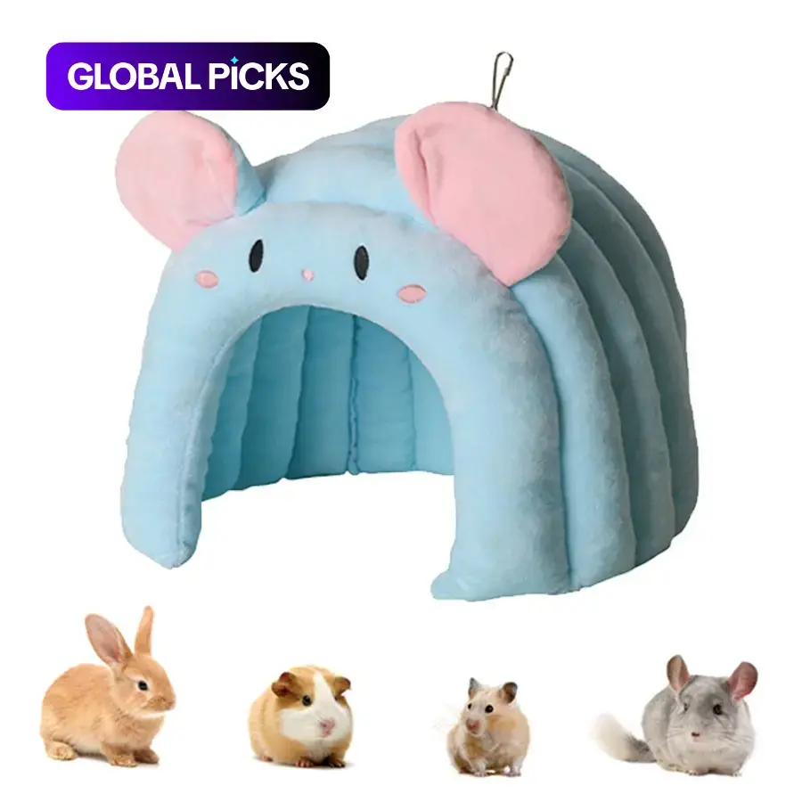 Cute TV-Shaped Small Animal Bed, Warm Hamster and Rat Bed, Guinea Pig Hideout, Small Pet Bed for Guinea Pigs, Hamsters, Fancy Mice, Chinchillas and Other Small Pets #GLOBAL PICKS