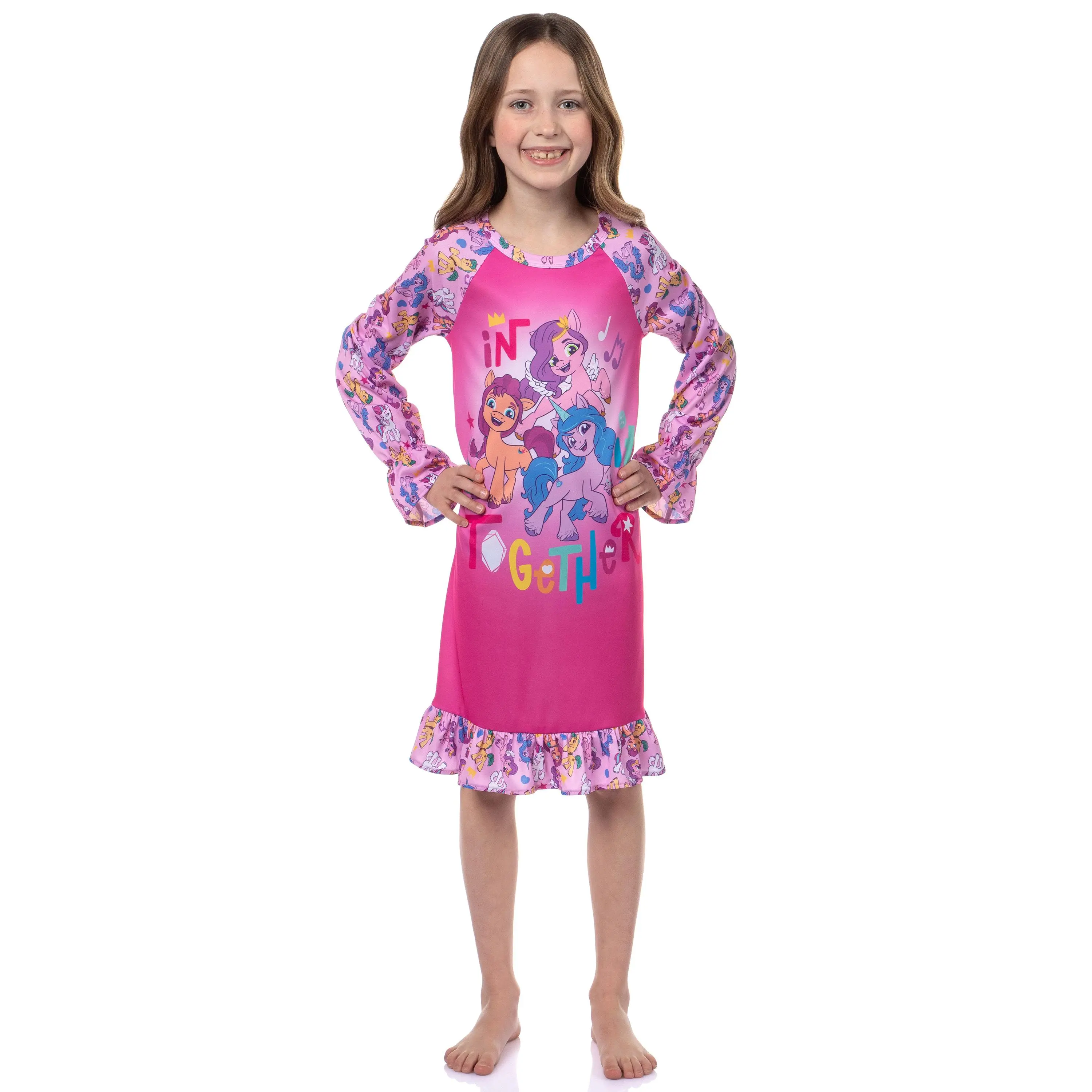 My Little Pony: A New Generation Girls' Sunny Starscout Sleep Pajama Dress Nightgown