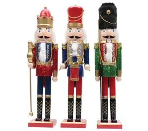 SW 15" sequin nutcrackers (set of 3)
