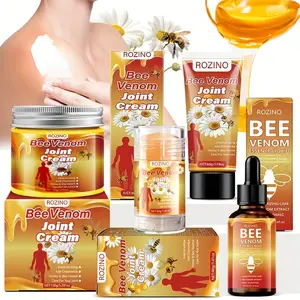 Rozino Honey Joint Cream & Liquid Set - 4 - Piece Comprehensive Joint Care Solution with Honey for Enhanced Joint Health