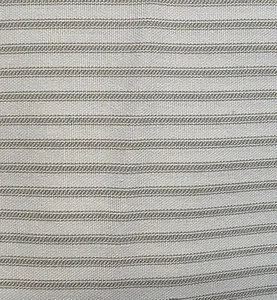 $35 Whole 5 Yard Cut-100% Cotton-Beige and White Ticking - 58 Inches Wide