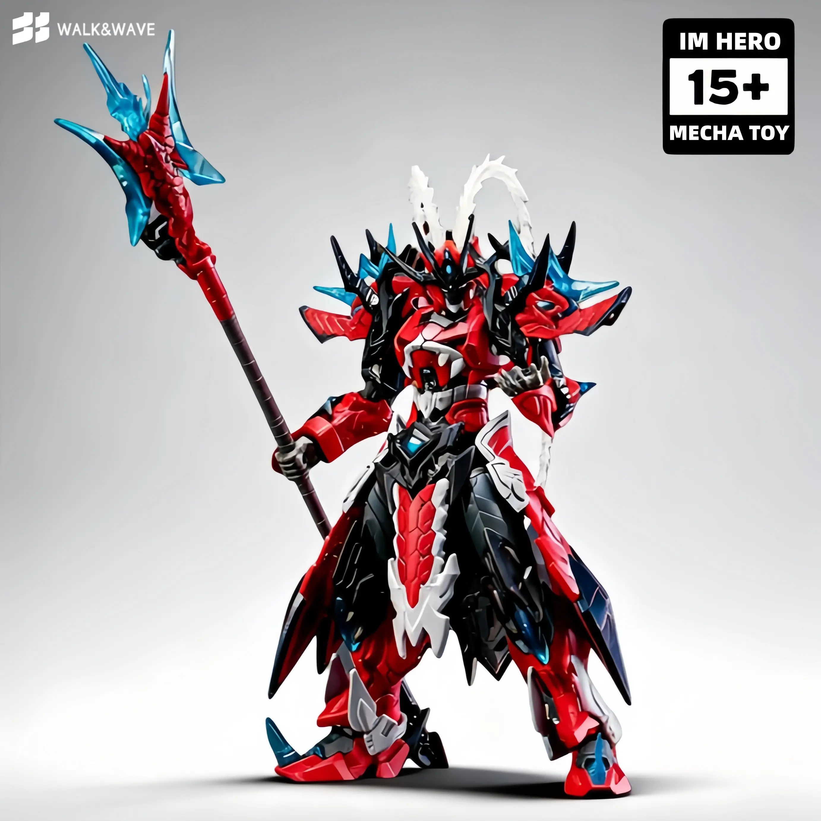 Motor Nuclear IM Great Hero Series Sealed Blind Box Collectible Figures - PVC/ABS Non-Toxic Mecha Model Kit, Articulated Cyberpunk Screen-Free Sci-Fi Toys for Adult Anime & Sci-Fi Fans
