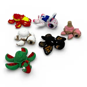 Turtles 3D Printed Articulated Statue Food Flowers Birthday Dessert Coffee Collection Turtle Lover Gift Sea Turtle Love Gifts