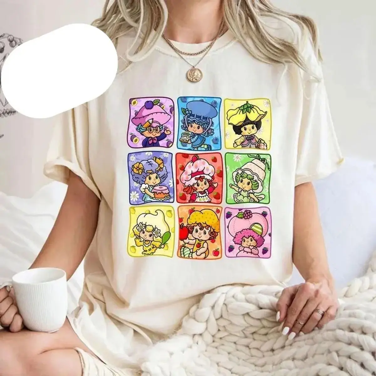 Friends Nostalgia T-Shirt Sweatshirt Hoodie, 80's Cartoon Characters Rainbow Shirt, Gift For Womenswear, Unisex Sweater Pullover Tee Cotton