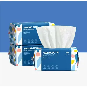 300 Count Disposable Face Towel,Thickening Ultra Soft Washcloths,Facial Cotton Tissue,Lint-free cotton dry wipes Multi-Purpose for Skin Care,Make-up Wipes,Face Wipes and Facial Cleansing