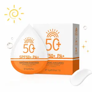 Mini Facial Sunscreen (15-20 Pcs) - SPF 50+ Waterproof UV Defense Daily Sunscreen, Hydrating, Lightweight Non-Greasy, Nourishing Travel-Size Sun Care for All Skin Types, Face & Body, Women’s Summer Party Favors