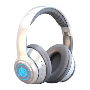 Wireless Gaming Headset with Microphone, LED Light 99D Stereo Sound, 400mAh High-capacity battery, Over-Ear Headphones, For PC Laptop Computer