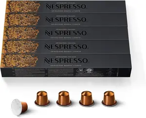 Nespresso Capsules Original Line, Livanto, Medium Roast Espresso Coffee, 50 Count Coffee Pods Beverage
