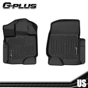 Floor Mats TPE Fit For 2015-24 Ford F-150 F150 Super Crew Cab All Weather Liners Upgraded Version G-PLUS