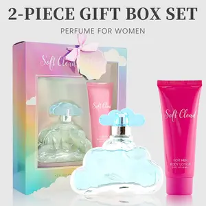 2-Piece Set, Women's Eau De Parfuma Spray And Body Lotion Gift Box, Long Lasting Fragrance, A Oriental Vanilla Fragrance, Perfect For Holiday Gifts, Dating, Daily Life, Parties