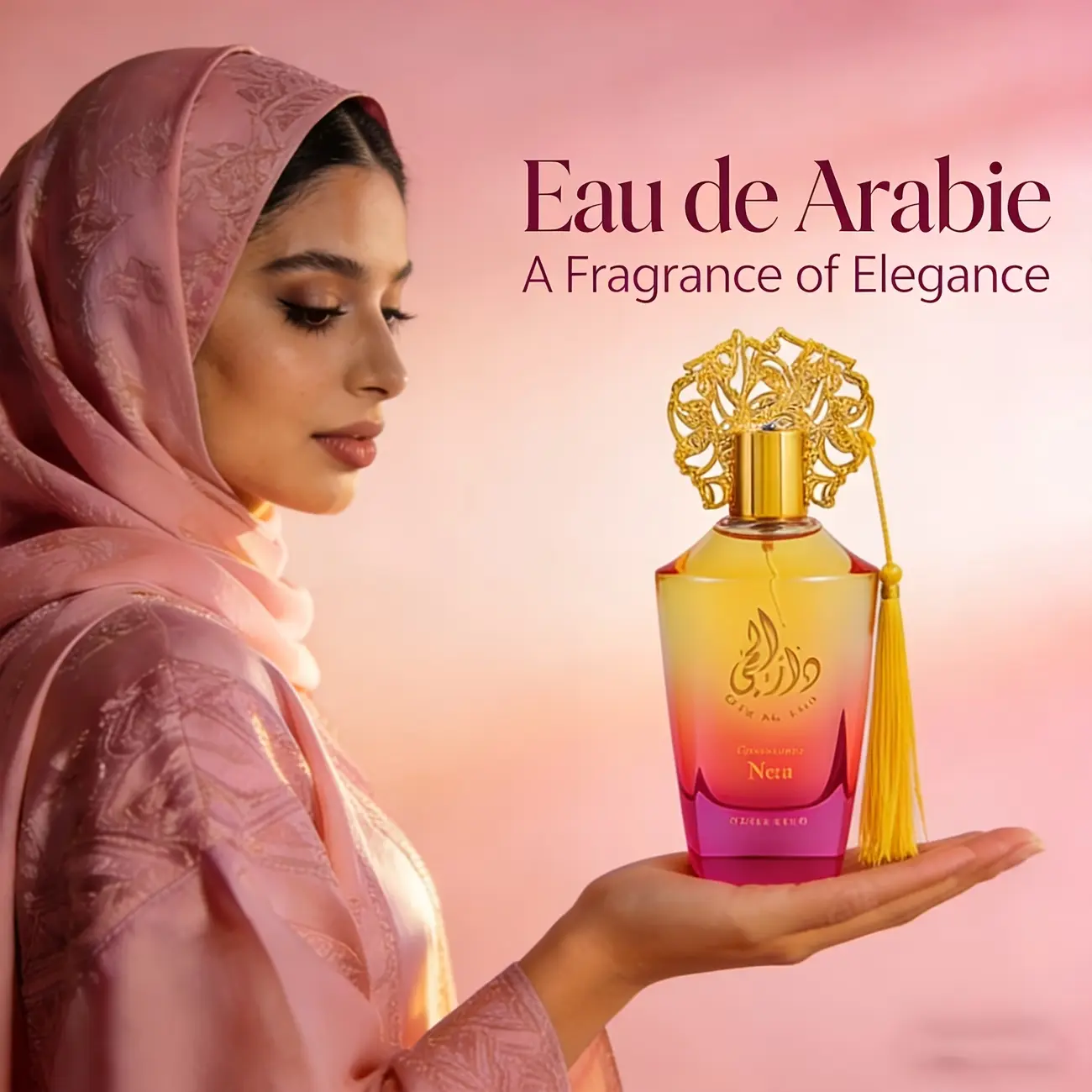 Women's Middle Eastern Arabic Perfume - 3.4 oz Eau de Cologne Spray - Long-Lasting Luxurious Fragrance, Ideal for Everyday Wear, Parties, Gifting - Perfumes for Women