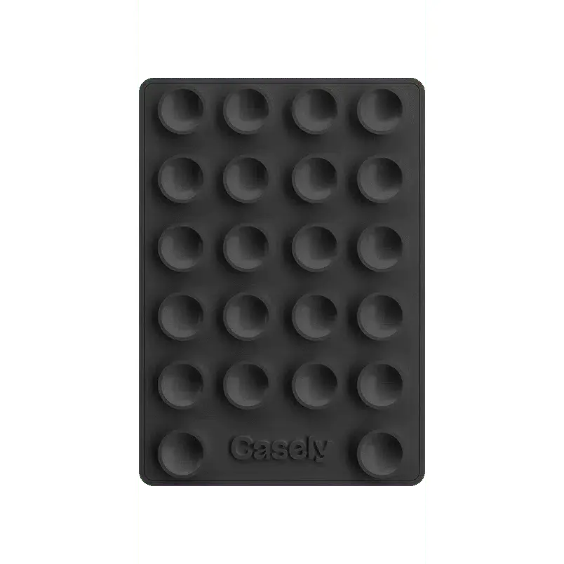 Grippy | Black Silicone Suction Phone Mount with MagSafe