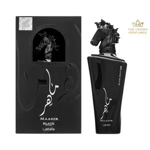 Lattafa Maahir Legacy Black Edition Eau de Parfum for Men 3.4 oz (100ml) – Aromatic & Citrusy Fragrance