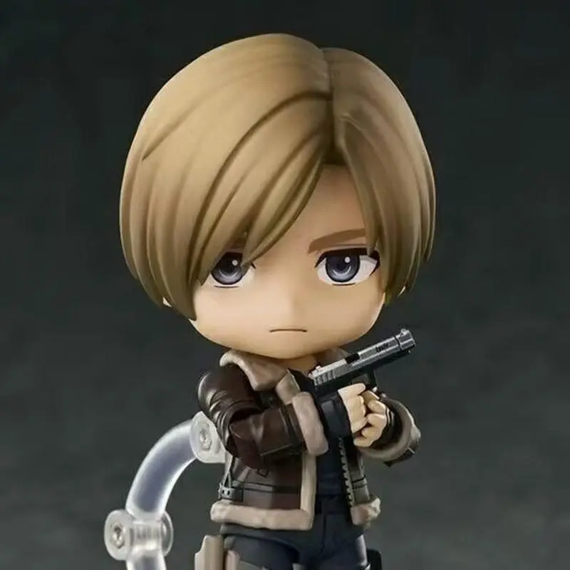 10cm Resident Evil Biohazard Leon S.Kennedy Anime Figurine Collectibles, 2026 #2337 PVC Action Figure, Adult Collectibles Model Doll Toy Gift for Toys & Hobbies Enthusiasts