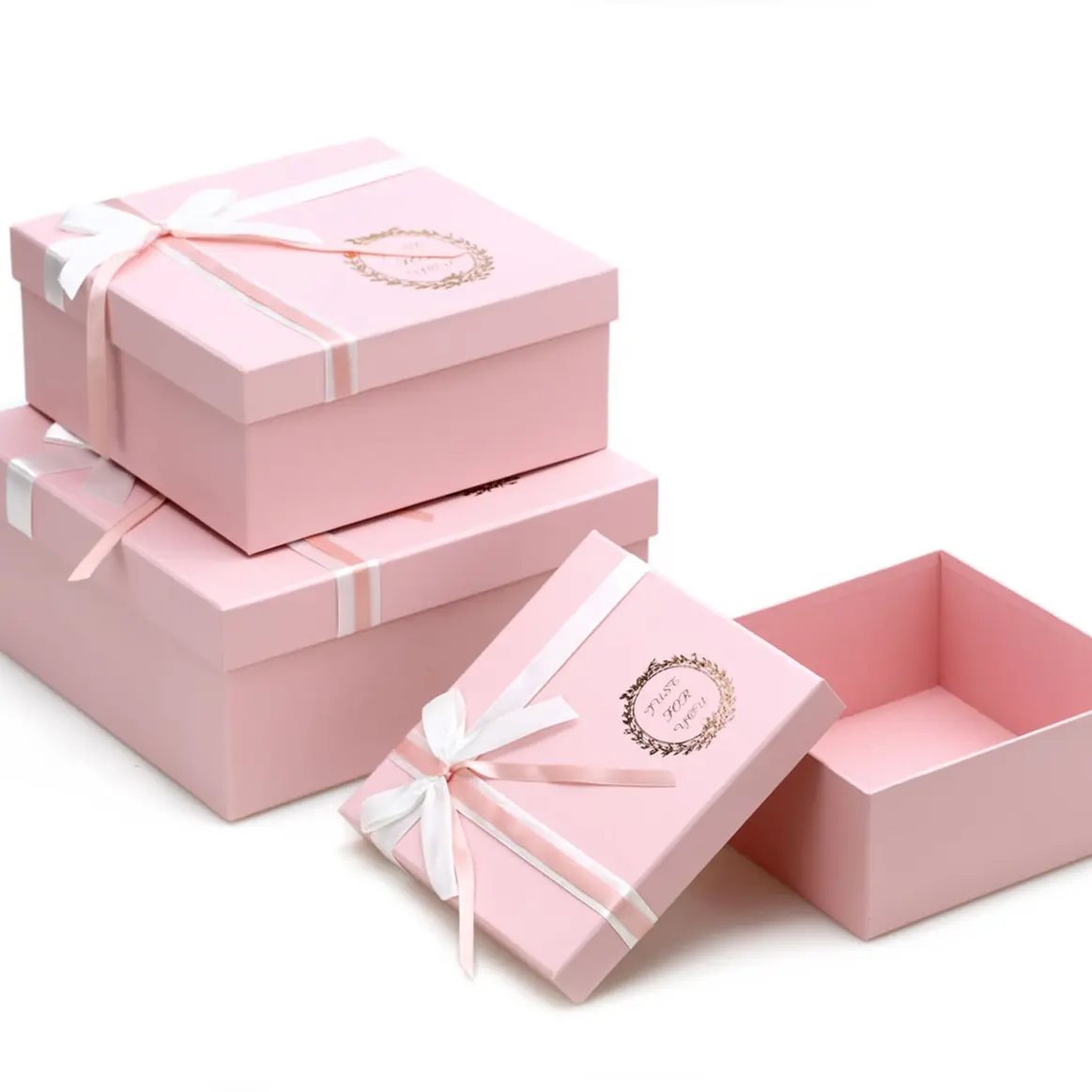 Square-Shape Flower Boxes (Set of 3)