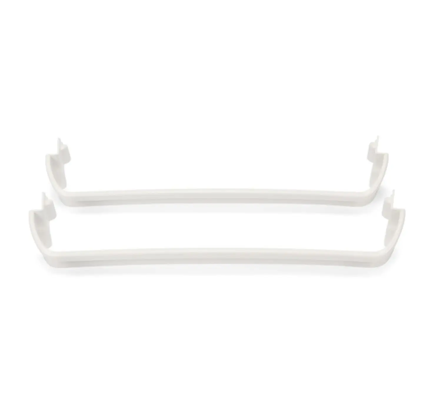 HECASA ABS Plastic Refrigerator Door Shelf Rack Bar Holder - Good Flexibility, Very Durable Replacement for Kenmore, Gibson, Galaxy, Frigidaire, Crosley, White-Westinghouse, Kelvinator - Fits Part Nos. 240534701, 240534901 Organizer