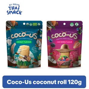 Coco-Us Coconut Roll 120g - Classic Flavor Snack for Delicious Coconut Treats Baked