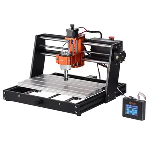 VEVOR CNC Router Machine, 60W, 3 Axis GRBL Control Wood Engraving Carving Milling Machine Kit, 300 x 200 x 60 mm/11.8 x 7.87 x 2.36 in Working Area 1200 RPM for Wood Acrylic MDF PVC Plastic Foam Vinyl