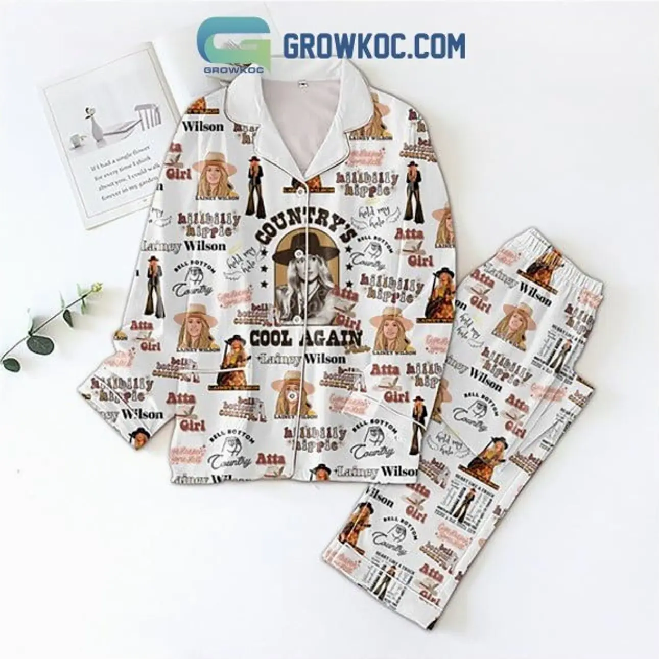Lainey Wilson Country’s Cool Again Pajamas Set