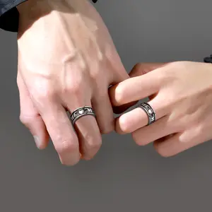 FaithHeart Claddagh Rings for Love Men Wedding Band Ring