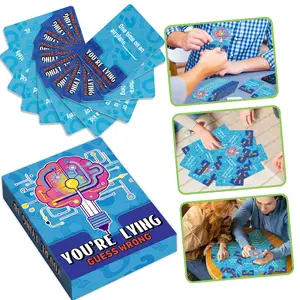 Party Multiplayer Card Game New 50 Cards You're Lying Board Game, Lie Detector Drinking Game Cards, Fun Group Games