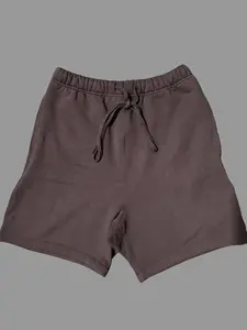 23 Style Rich Purple Sweatshorts, Relaxed Oversized Fit, Soft Fabric, Elastic Waist Casual Streetwear Bottoms, Lightweight & Cozy, for Daily Outings, Leisure & Everyday Casual Matching