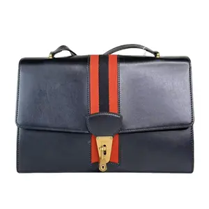 Pre-owned GUCCI Leather Crossbody Bags Black Turnlock Shoulder Crossbody Bag