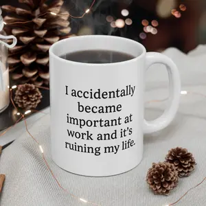 Funny Office Humor Coffee Mug,  White Coffe Mug,11oz 15oz Ceramic Mug, Hilarious Coffee Mug, Friend, Funny Christmas Coffee Mug, Gag Gift Christmas for Besties, Friends, Coworkers, Family, Printed in the USA, scs16035
