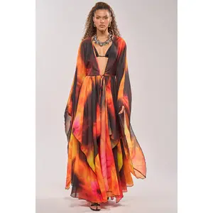 GIRL ON FIRE CHIFFON CARDIGAN