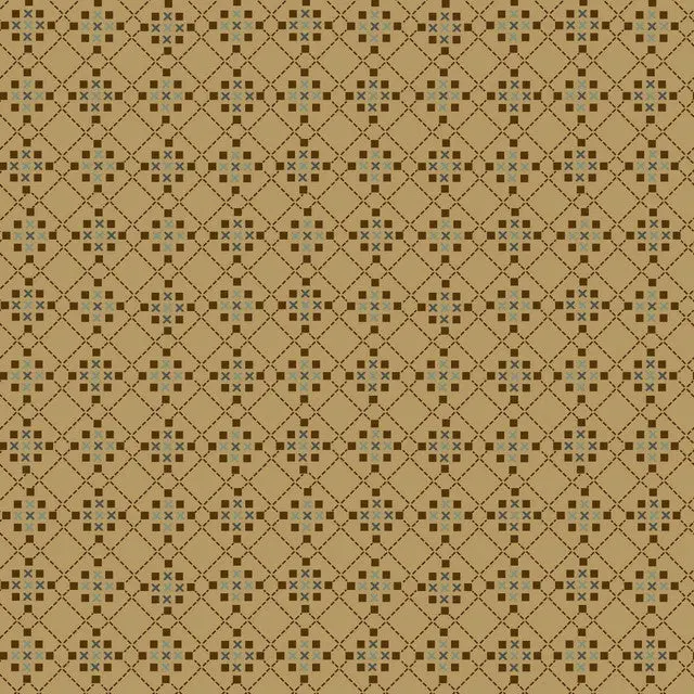 Fabric Henry Glass Clay Waffle Weave Harvest Thyme by the Quarter Yard 2460-303