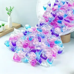 Viral TikTok 5-in-1 Laundry Pods, Upgraded Laundry Balls, Laundry Beads, 50pcs/120pcs/360pcs, Deep Cleansing & Stain Removal, Long-lasting Fragrance, Eliminates Odors, Long-lasting Freshness, Convenient to Use, Suitable for Home and Travel