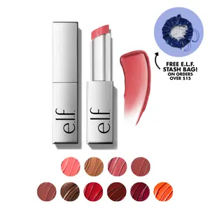 e.l.f. Glow Reviver Lip Oil Stick, Nourishing Lip Oil Stick Infused with Squalane Shea Butter & Jojoba Oil for Buildable Color & Soft Shine 3.3mL