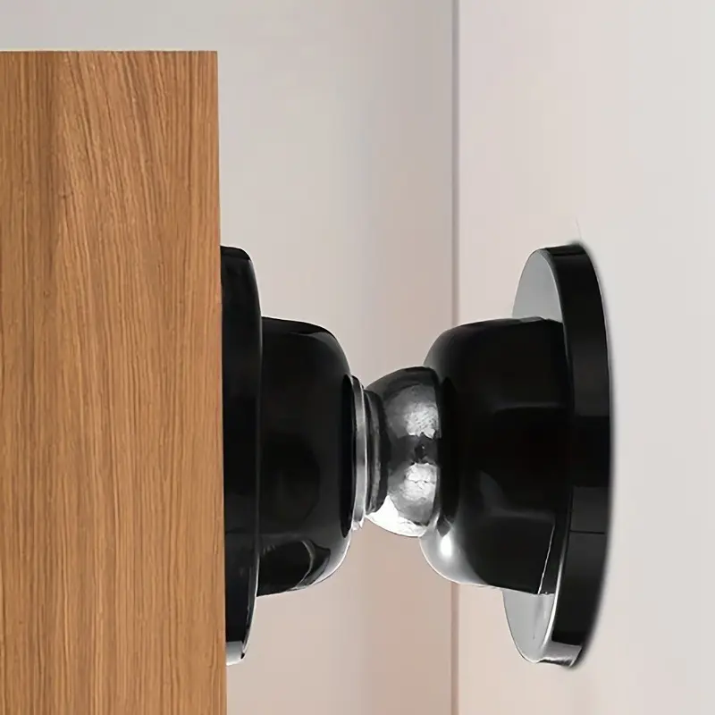 1pc Premium Magnetic Door Stopper for Strong Hold - Easy Installation, No Drilling Required - Ideal for Wall and Floor Mounting - Keep Doors Open with This Shortened Magnetic Door Stopper