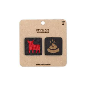 Bull and Shit Tactical Patch Set 1X1 Cordura Morale Patch