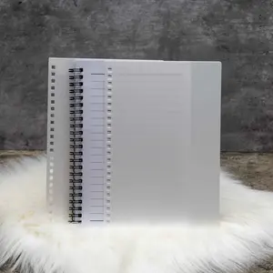 Plastic Sublimation Notebook with Side Cover Binding Plastic Sublimation Notebook with Side Cover Binding
