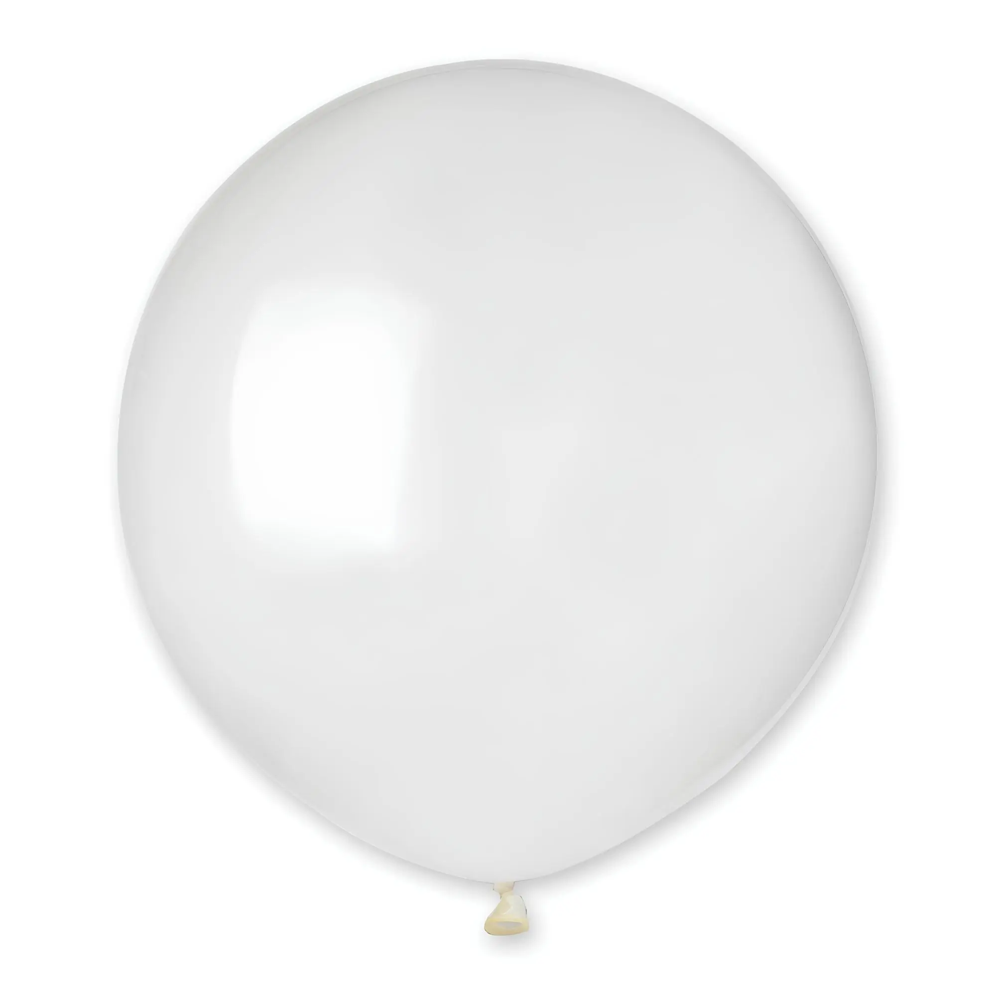 Solid Crystal G150-000 Round Balloons, 19 in, Neutral Party Decor for Balloon Arch, 25 per Package