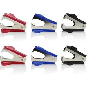 Staple Remover 6 Pack Staple Puller Pinch Jaw Style Staple Remover Tool, Stapler Removers