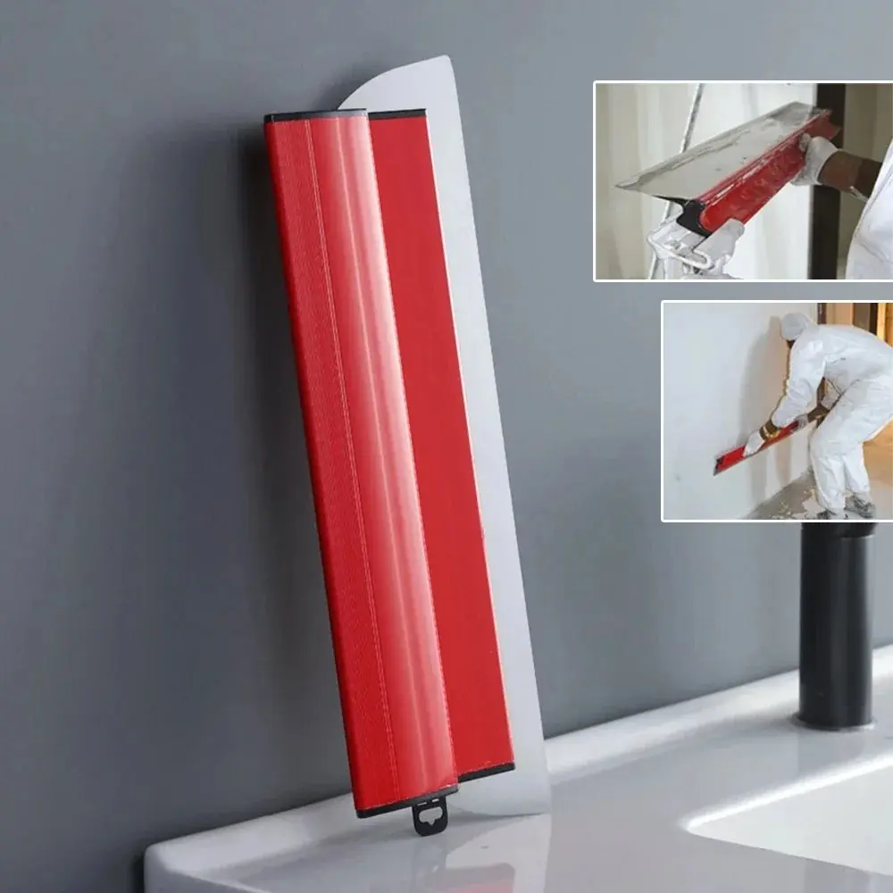 24/40 cm Spackle and Plastering Tool, Spackle Trowel, Leveling Tool, and Painting Tool with Ergonomic Handle for Comfortable Grip, Home Repair Tools