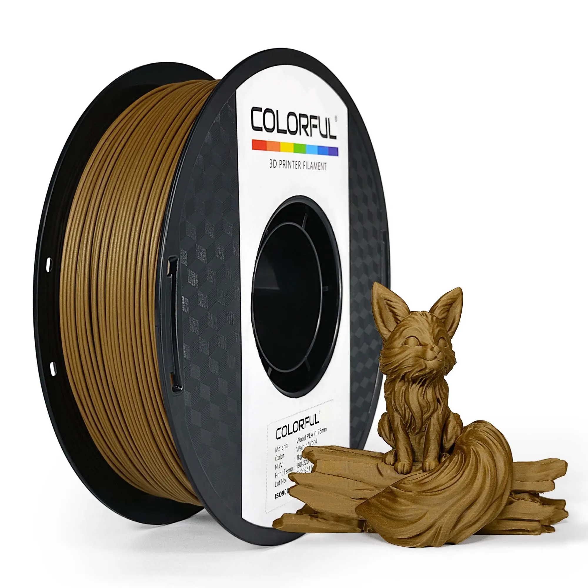 Colorful - Wood PLA Walnut wood Colorful - Wood PLA Walnut wood