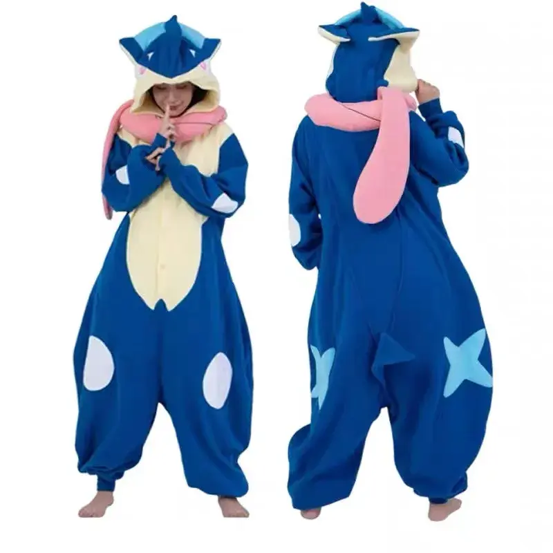 2026 Greninja Onesie Kigurumi Lucario Pajamas Adult Cosplay Costume Unisex Anime Pijamas Halloween Christmas Costume Pijama Toys Gift