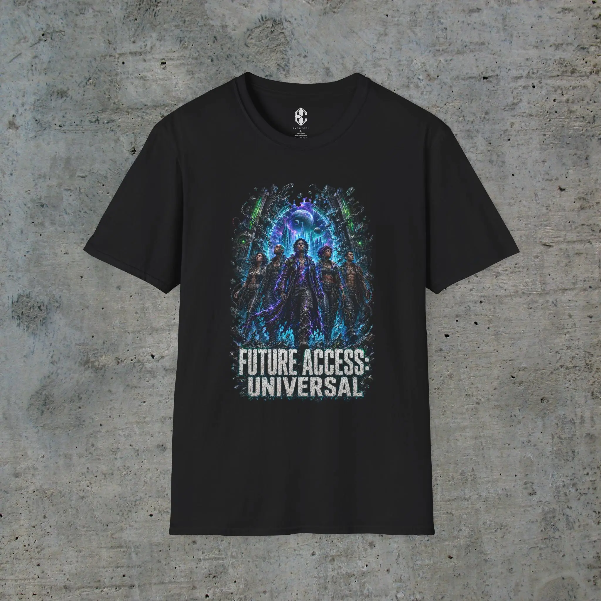 Future Access: Universal — Inclusive Futuristic Graphic Tee
